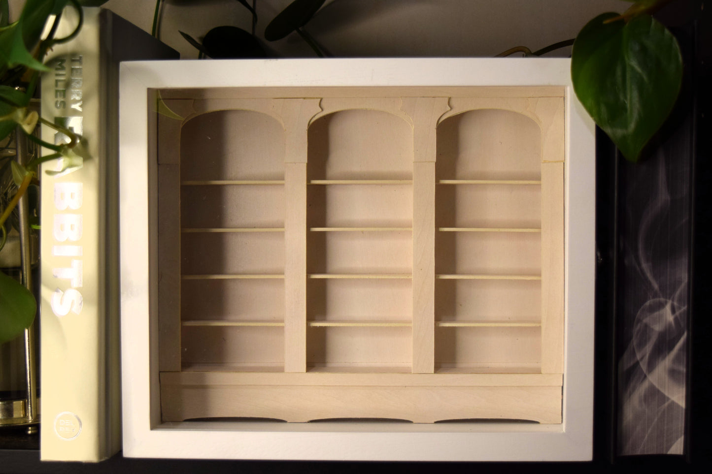 The Original Shake-A-Shelf (Anxiety Bookshelf) - White