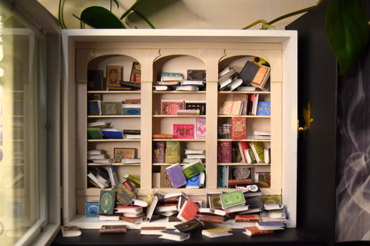 The Original Shake-A-Shelf (Anxiety Bookshelf) - White